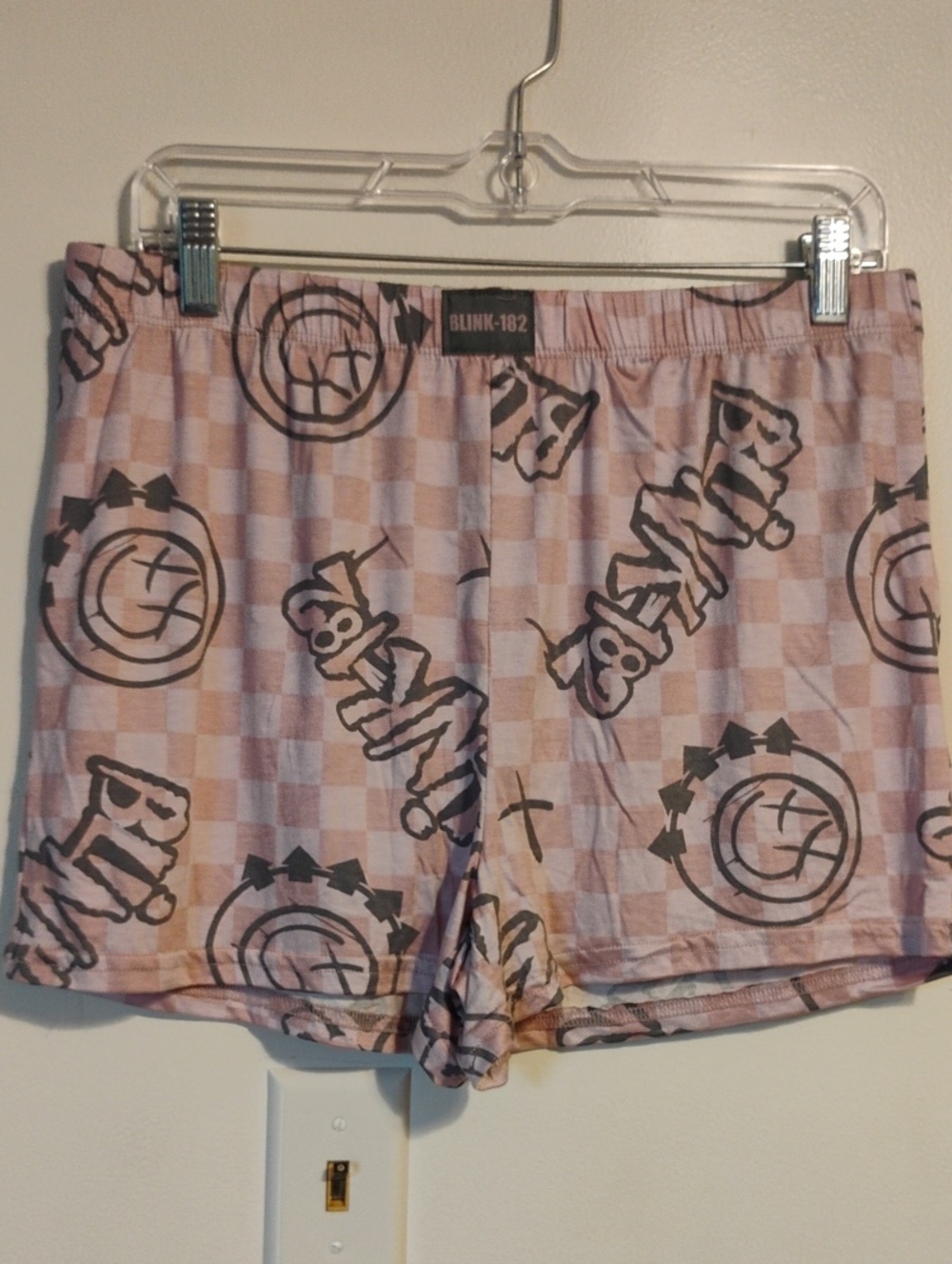 Blink-182 Women's Sleep Shorts NWOT  Lightweight Lounge Pajama Shorts